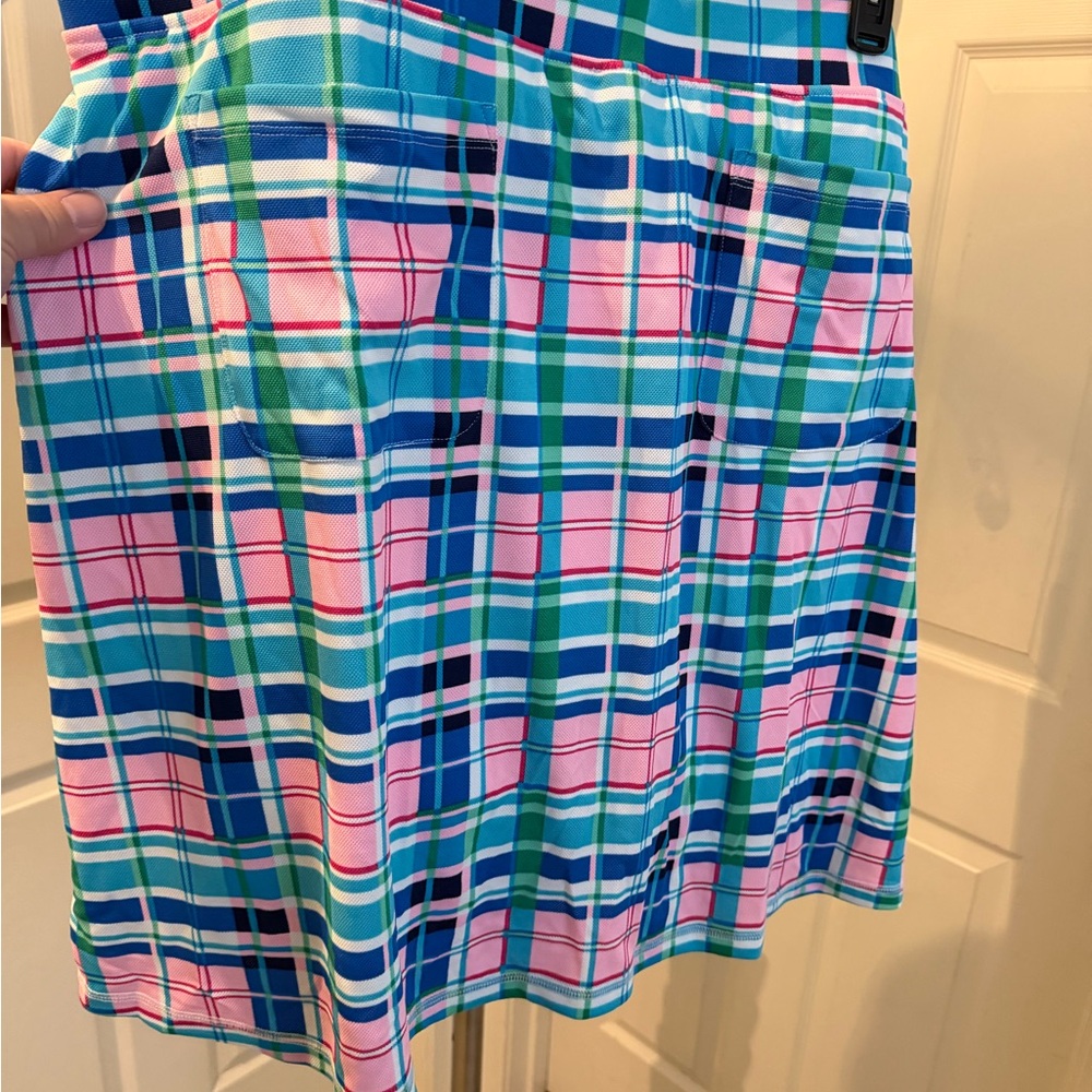 Talbots Colorful Plaid Mini Skirt